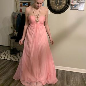 Pink prom dress